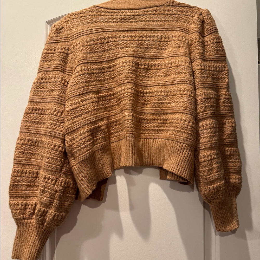 NWT! Express Textured V-Neck Bow Cardigan Size XL - Picture 11 of 16